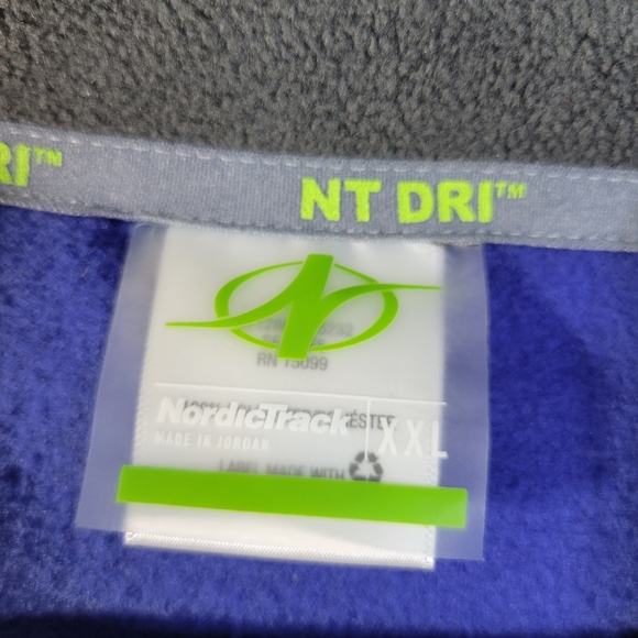 Mens NWT Nordic Track pullover 1/2 zip jacket Size XXL - Picture 6 of 10